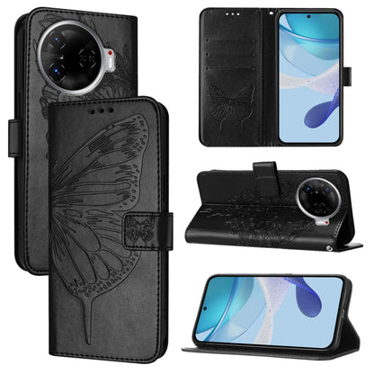 Embossed Butterfly Leather Phone Case, For Tecno Pova 6 5G, For Tecno Pova 6, For Tecno Camon 30 Pro, For Tecno Camon 30 4G / 5G, For Tecno Pova 6 Pro, For Tecno Spark 20 Pro+, For Tecno Spark 20 Pro, For Tecno Spark Go 2024 / Spark 20C                ...