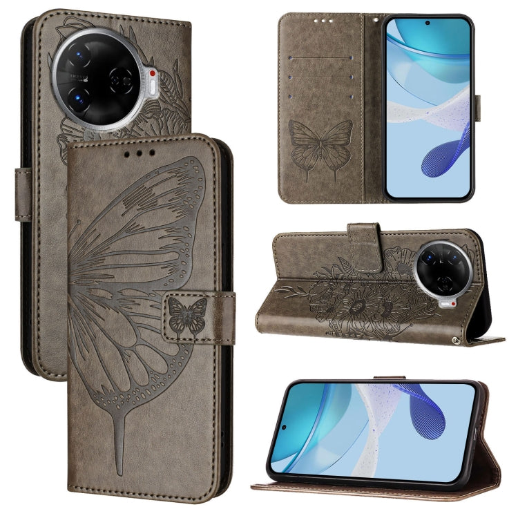 Embossed Butterfly Leather Phone Case, For Tecno Pova 6 5G, For Tecno Pova 6, For Tecno Camon 30 Pro, For Tecno Camon 30 4G / 5G, For Tecno Pova 6 Pro, For Tecno Spark 20 Pro+, For Tecno Spark 20 Pro, For Tecno Spark Go 2024 / Spark 20C                ...
