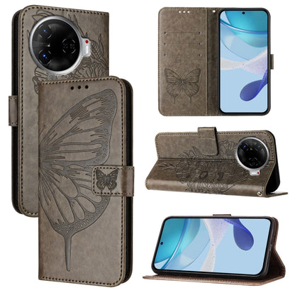 Embossed Butterfly Leather Phone Case, For Tecno Pova 6 5G, For Tecno Pova 6, For Tecno Camon 30 Pro, For Tecno Camon 30 4G / 5G, For Tecno Pova 6 Pro, For Tecno Spark 20 Pro+, For Tecno Spark 20 Pro, For Tecno Spark Go 2024 / Spark 20C                ...