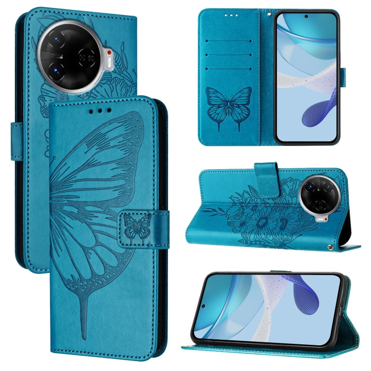 Embossed Butterfly Leather Phone Case, For Tecno Pova 6 5G, For Tecno Pova 6, For Tecno Camon 30 Pro, For Tecno Camon 30 4G / 5G, For Tecno Pova 6 Pro, For Tecno Spark 20 Pro+, For Tecno Spark 20 Pro, For Tecno Spark Go 2024 / Spark 20C                ...