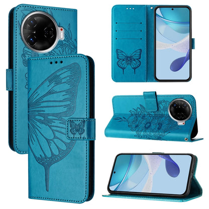 Embossed Butterfly Leather Phone Case, For Tecno Pova 6 5G, For Tecno Pova 6, For Tecno Camon 30 Pro, For Tecno Camon 30 4G / 5G, For Tecno Pova 6 Pro, For Tecno Spark 20 Pro+, For Tecno Spark 20 Pro, For Tecno Spark Go 2024 / Spark 20C                ...