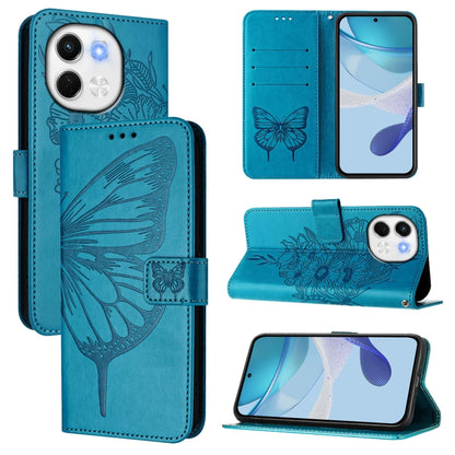 Embossed Butterfly Leather Phone Case, For Tecno Camon 50 4G, For Tenco Pova Slirm / Spark Slirm, For Tecno Camon 40 Pro 4G, For Tecno Camon 40 Premier, For Tecno Camon 40 4G, For Tecno Spark 30 5G / Pova 6 Neo 5G, For Tecno Spark 30 5G / 6 Neo 5G     ...