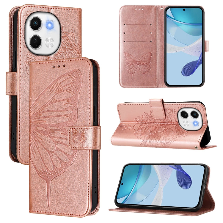Embossed Butterfly Leather Phone Case, For Tecno Camon 50 4G, For Tenco Pova Slirm / Spark Slirm, For Tecno Camon 40 Pro 4G, For Tecno Camon 40 Premier, For Tecno Camon 40 4G, For Tecno Spark 30 5G / Pova 6 Neo 5G, For Tecno Spark 30 5G / 6 Neo 5G     ...