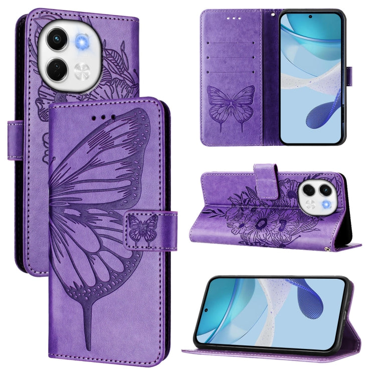 Embossed Butterfly Leather Phone Case, For Tecno Camon 50 4G, For Tenco Pova Slirm / Spark Slirm, For Tecno Camon 40 Pro 4G, For Tecno Camon 40 Premier, For Tecno Camon 40 4G, For Tecno Spark 30 5G / Pova 6 Neo 5G, For Tecno Spark 30 5G / 6 Neo 5G     ...