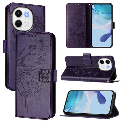 Embossed Butterfly Leather Phone Case, For Tecno Camon 50 4G, For Tenco Pova Slirm / Spark Slirm, For Tecno Camon 40 Pro 4G, For Tecno Camon 40 Premier, For Tecno Camon 40 4G, For Tecno Spark 30 5G / Pova 6 Neo 5G, For Tecno Spark 30 5G / 6 Neo 5G     ...