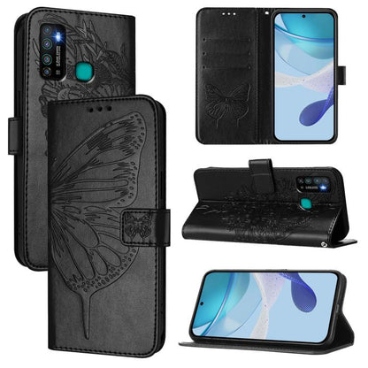 Embossed Butterfly Leather Phone Case, For Tecno Camon 20 Premier 5G, For Tecno Camon 20 Pro 5G, For Tecno Camon 20 / 20 Pro 4G, For Tecno Spark Go 2023/Pop 7/Pop 7 Pro, For Tecno Spark 9, For Tecno Pop 5c / Itel A23 Pro/A17                            ...