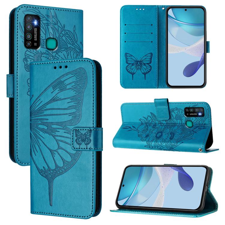 Embossed Butterfly Leather Phone Case, For Tecno Camon 20 Premier 5G, For Tecno Camon 20 Pro 5G, For Tecno Camon 20 / 20 Pro 4G, For Tecno Spark Go 2023/Pop 7/Pop 7 Pro, For Tecno Spark 9, For Tecno Pop 5c / Itel A23 Pro/A17                            ...