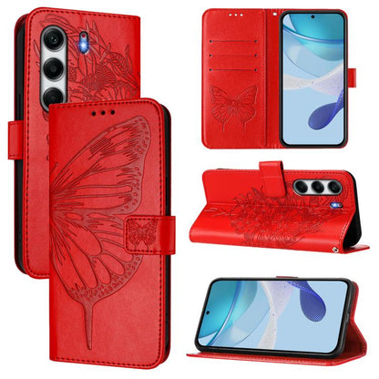Embossed Butterfly Leather Phone Case, For Tecno Camon 50 4G, For Tenco Pova Slirm / Spark Slirm, For Tecno Camon 40 Pro 4G, For Tecno Camon 40 Premier, For Tecno Camon 40 4G, For Tecno Spark 30 5G / Pova 6 Neo 5G, For Tecno Spark 30 5G / 6 Neo 5G     ...
