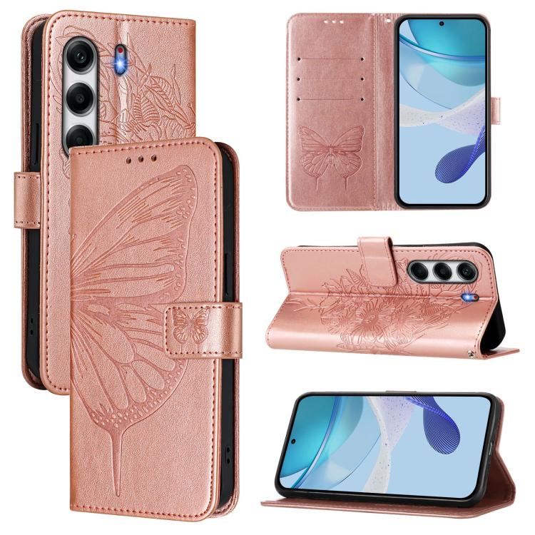 Embossed Butterfly Leather Phone Case, For Tecno Camon 50 4G, For Tenco Pova Slirm / Spark Slirm, For Tecno Camon 40 Pro 4G, For Tecno Camon 40 Premier, For Tecno Camon 40 4G, For Tecno Spark 30 5G / Pova 6 Neo 5G, For Tecno Spark 30 5G / 6 Neo 5G     ...