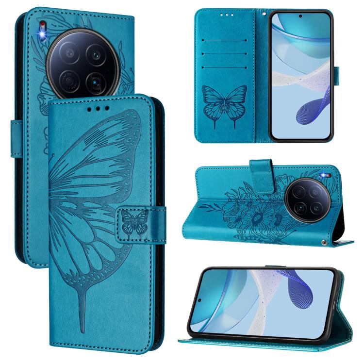 Embossed Butterfly Leather Phone Case, For Tecno Camon 50 4G, For Tenco Pova Slirm / Spark Slirm, For Tecno Camon 40 Pro 4G, For Tecno Camon 40 Premier, For Tecno Camon 40 4G, For Tecno Spark 30 5G / Pova 6 Neo 5G, For Tecno Spark 30 5G / 6 Neo 5G     ...