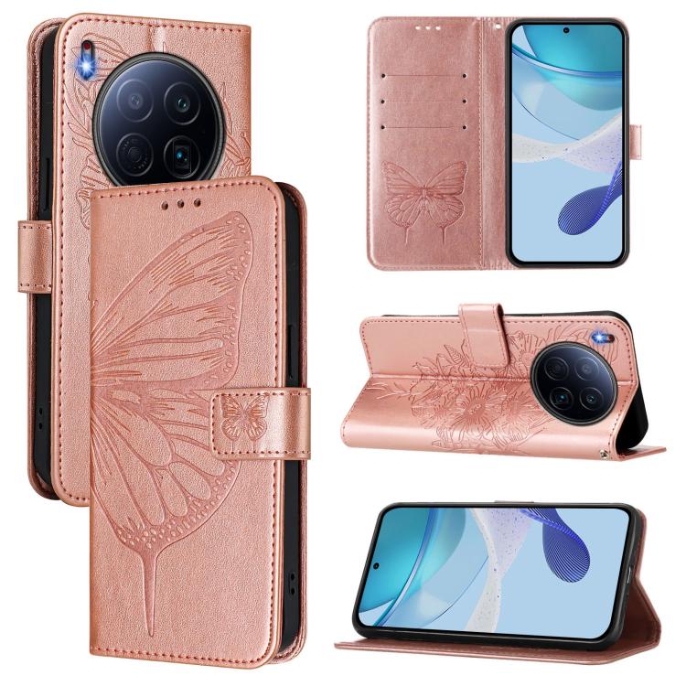 Embossed Butterfly Leather Phone Case, For Tecno Camon 50 4G, For Tenco Pova Slirm / Spark Slirm, For Tecno Camon 40 Pro 4G, For Tecno Camon 40 Premier, For Tecno Camon 40 4G, For Tecno Spark 30 5G / Pova 6 Neo 5G, For Tecno Spark 30 5G / 6 Neo 5G     ...