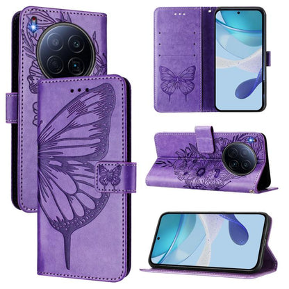 Embossed Butterfly Leather Phone Case, For Tecno Camon 50 4G, For Tenco Pova Slirm / Spark Slirm, For Tecno Camon 40 Pro 4G, For Tecno Camon 40 Premier, For Tecno Camon 40 4G, For Tecno Spark 30 5G / Pova 6 Neo 5G, For Tecno Spark 30 5G / 6 Neo 5G     ...