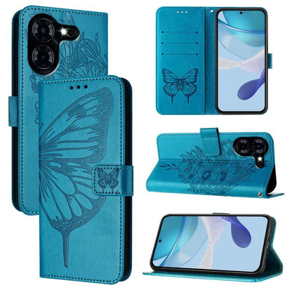 Embossed Butterfly Leather Phone Case, For Tecno Pova 6 5G, For Tecno Pova 6, For Tecno Camon 30 Pro, For Tecno Camon 30 4G / 5G, For Tecno Pova 6 Pro, For Tecno Spark 20 Pro+, For Tecno Spark 20 Pro, For Tecno Spark Go 2024 / Spark 20C                ...