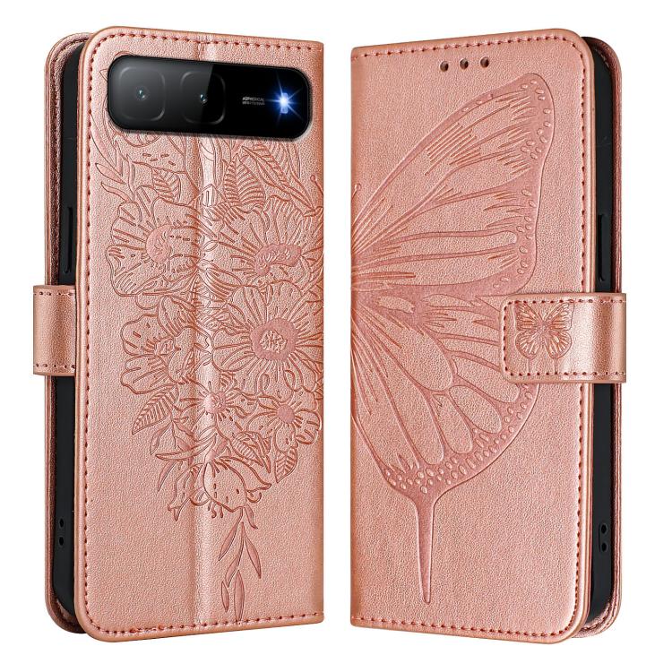 Embossed Butterfly Leather Phone Case, For Tecno Camon 50 4G, For Tenco Pova Slirm / Spark Slirm, For Tecno Camon 40 Pro 4G, For Tecno Camon 40 Premier, For Tecno Camon 40 4G, For Tecno Spark 30 5G / Pova 6 Neo 5G, For Tecno Spark 30 5G / 6 Neo 5G     ...