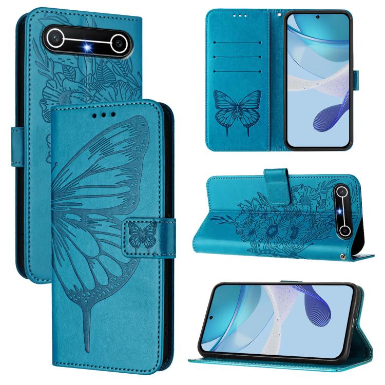 Embossed Butterfly Leather Phone Case, For Tecno Camon 50 4G, For Tenco Pova Slirm / Spark Slirm, For Tecno Camon 40 Pro 4G, For Tecno Camon 40 Premier, For Tecno Camon 40 4G, For Tecno Spark 30 5G / Pova 6 Neo 5G, For Tecno Spark 30 5G / 6 Neo 5G     ...