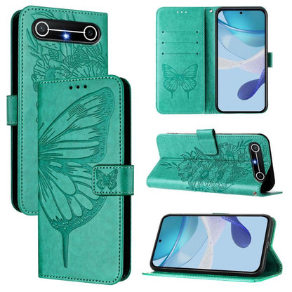 Embossed Butterfly Leather Phone Case, For Tecno Camon 50 4G, For Tenco Pova Slirm / Spark Slirm, For Tecno Camon 40 Pro 4G, For Tecno Camon 40 Premier, For Tecno Camon 40 4G, For Tecno Spark 30 5G / Pova 6 Neo 5G, For Tecno Spark 30 5G / 6 Neo 5G     ...