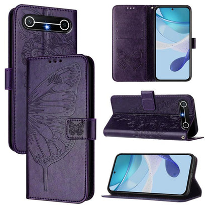 Embossed Butterfly Leather Phone Case, For Tecno Camon 50 4G, For Tenco Pova Slirm / Spark Slirm, For Tecno Camon 40 Pro 4G, For Tecno Camon 40 Premier, For Tecno Camon 40 4G, For Tecno Spark 30 5G / Pova 6 Neo 5G, For Tecno Spark 30 5G / 6 Neo 5G     ...