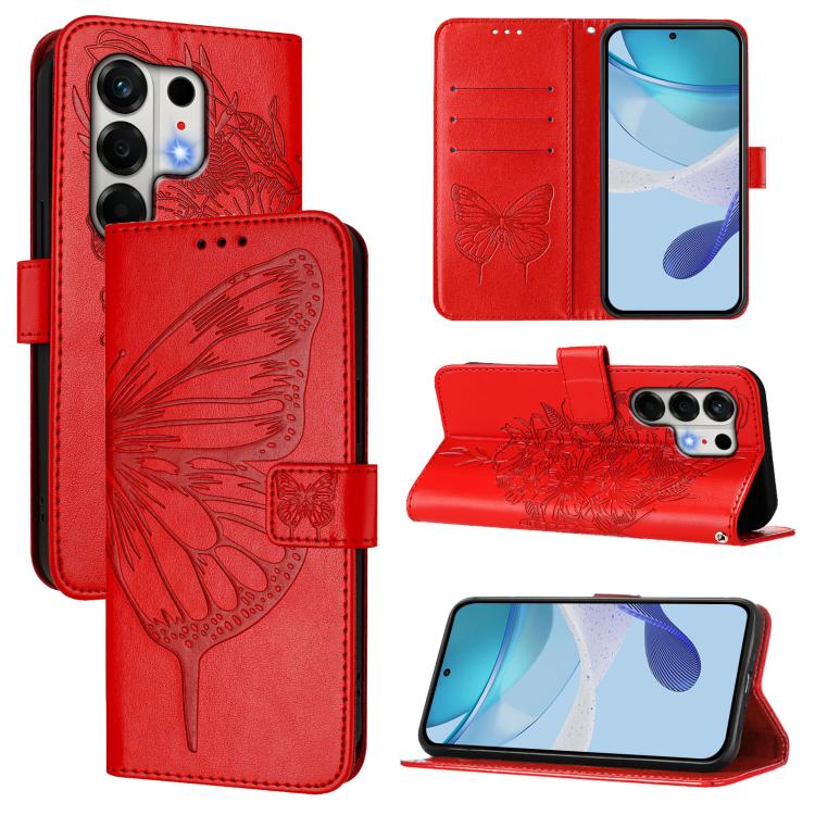 Embossed Butterfly Leather Phone Case, For Tecno Camon 50 4G, For Tenco Pova Slirm / Spark Slirm, For Tecno Camon 40 Pro 4G, For Tecno Camon 40 Premier, For Tecno Camon 40 4G, For Tecno Spark 30 5G / Pova 6 Neo 5G, For Tecno Spark 30 5G / 6 Neo 5G     ...