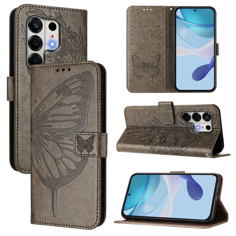 Embossed Butterfly Leather Phone Case, For Tecno Camon 50 4G, For Tenco Pova Slirm / Spark Slirm, For Tecno Camon 40 Pro 4G, For Tecno Camon 40 Premier, For Tecno Camon 40 4G, For Tecno Spark 30 5G / Pova 6 Neo 5G, For Tecno Spark 30 5G / 6 Neo 5G     ...