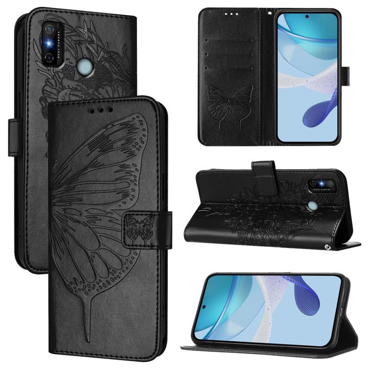 Embossed Butterfly Leather Phone Case, For Tecno Camon 20 Premier 5G, For Tecno Camon 20 Pro 5G, For Tecno Camon 20 / 20 Pro 4G, For Tecno Spark Go 2023/Pop 7/Pop 7 Pro, For Tecno Spark 9, For Tecno Pop 5c / Itel A23 Pro/A17                            ...