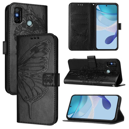 Embossed Butterfly Leather Phone Case, For Tecno Camon 20 Premier 5G, For Tecno Camon 20 Pro 5G, For Tecno Camon 20 / 20 Pro 4G, For Tecno Spark Go 2023/Pop 7/Pop 7 Pro, For Tecno Spark 9, For Tecno Pop 5c / Itel A23 Pro/A17                            ...