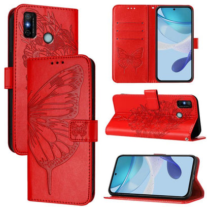 Embossed Butterfly Leather Phone Case, For Tecno Camon 20 Premier 5G, For Tecno Camon 20 Pro 5G, For Tecno Camon 20 / 20 Pro 4G, For Tecno Spark Go 2023/Pop 7/Pop 7 Pro, For Tecno Spark 9, For Tecno Pop 5c / Itel A23 Pro/A17                            ...