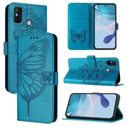 Embossed Butterfly Leather Phone Case, For Tecno Camon 20 Premier 5G, For Tecno Camon 20 Pro 5G, For Tecno Camon 20 / 20 Pro 4G, For Tecno Spark Go 2023/Pop 7/Pop 7 Pro, For Tecno Spark 9, For Tecno Pop 5c / Itel A23 Pro/A17                            ...