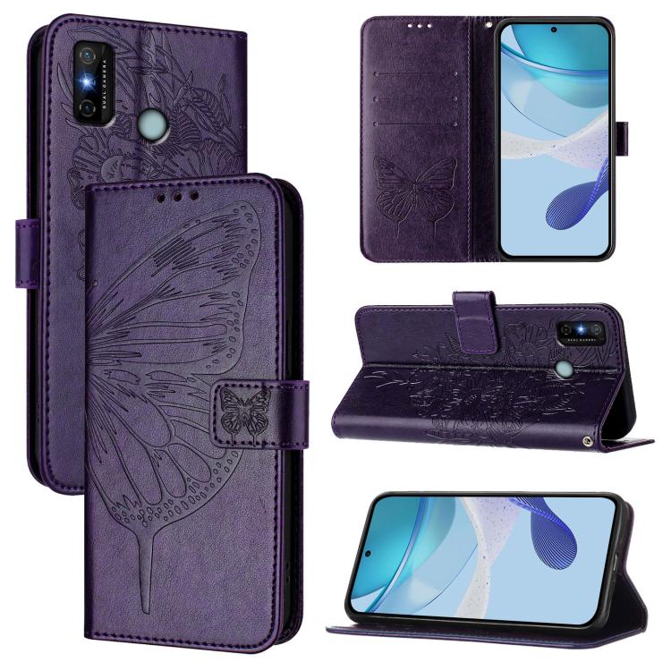 Embossed Butterfly Leather Phone Case, For Tecno Camon 20 Premier 5G, For Tecno Camon 20 Pro 5G, For Tecno Camon 20 / 20 Pro 4G, For Tecno Spark Go 2023/Pop 7/Pop 7 Pro, For Tecno Spark 9, For Tecno Pop 5c / Itel A23 Pro/A17                            ...