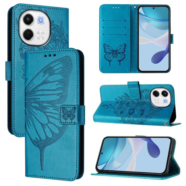 Embossed Butterfly Leather Phone Case, For Tecno Camon 50 4G, For Tenco Pova Slirm / Spark Slirm, For Tecno Camon 40 Pro 4G, For Tecno Camon 40 Premier, For Tecno Camon 40 4G, For Tecno Spark 30 5G / Pova 6 Neo 5G, For Tecno Spark 30 5G / 6 Neo 5G     ...