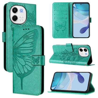 Embossed Butterfly Leather Phone Case, For Tecno Camon 50 4G, For Tenco Pova Slirm / Spark Slirm, For Tecno Camon 40 Pro 4G, For Tecno Camon 40 Premier, For Tecno Camon 40 4G, For Tecno Spark 30 5G / Pova 6 Neo 5G, For Tecno Spark 30 5G / 6 Neo 5G     ...