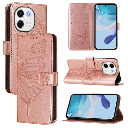 Embossed Butterfly Leather Phone Case, For Tecno Camon 50 4G, For Tenco Pova Slirm / Spark Slirm, For Tecno Camon 40 Pro 4G, For Tecno Camon 40 Premier, For Tecno Camon 40 4G, For Tecno Spark 30 5G / Pova 6 Neo 5G, For Tecno Spark 30 5G / 6 Neo 5G     ...