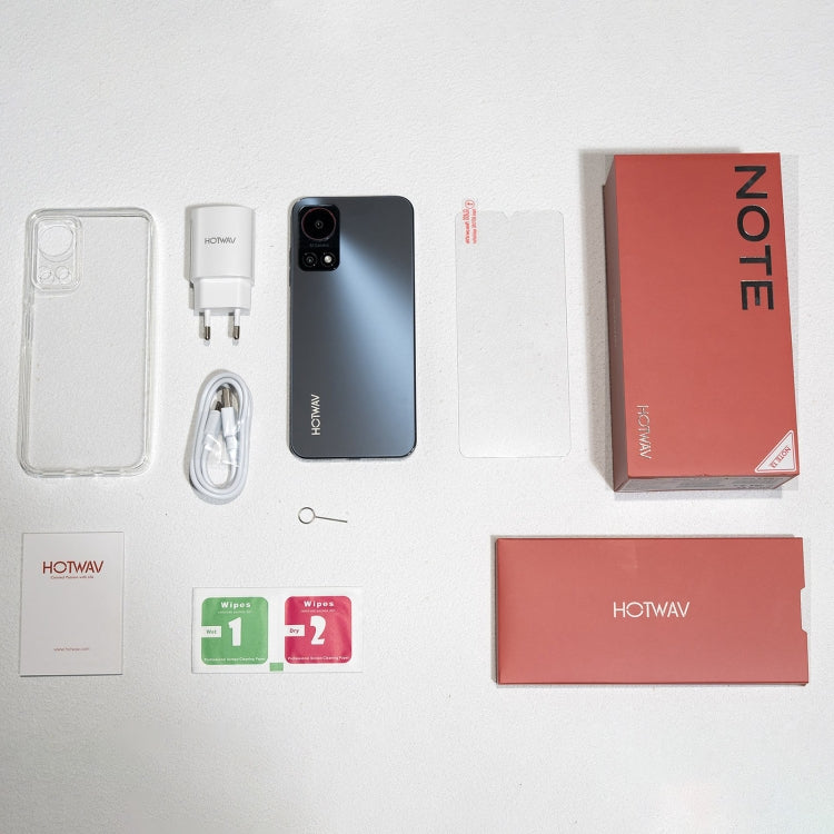 HOTWAV Note 13, Side Fingerprint Identification, 6.6 inch Android 13 T606 Octa Core up to 1.6GHz, Network: 4G, OTG, 4GB+128GB