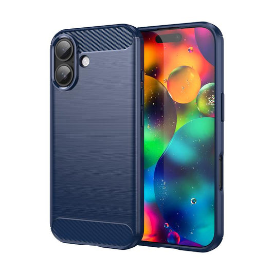 Brushed Texture Carbon Fiber TPU Phone Case, For iPhone 18, For iPhone 18 Pro, For iPhone 18 Pro Max, For iPhone 17e / 16e, For iPhone 17 Pro Max, For iPhone 17 Pro, For iPhone 17, For iPhone Air, For iPhone 16 Pro Max, For iPhone 16 Pro               ...