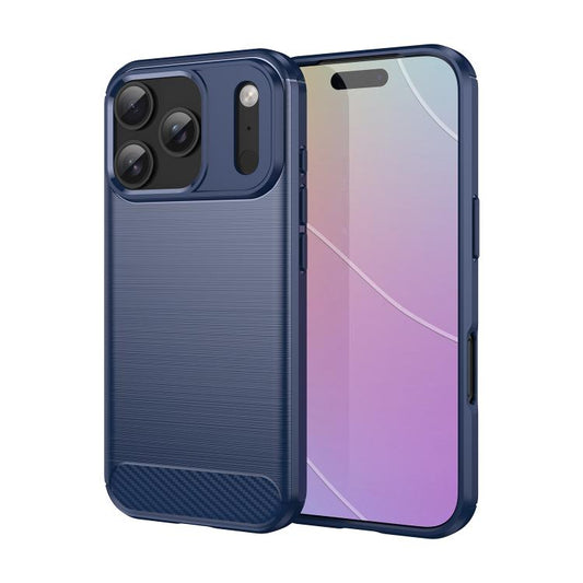 Brushed Texture Carbon Fiber TPU Phone Case, For iPhone 18 Pro, For iPhone 18 Pro Max, For iPhone 17e / 16e, For iPhone 17 Pro Max, For iPhone 17 Pro, For iPhone 17, For iPhone Air, For iPhone 16 Pro Max, For iPhone 16 Pro, For iPhone 16 Plus          ...