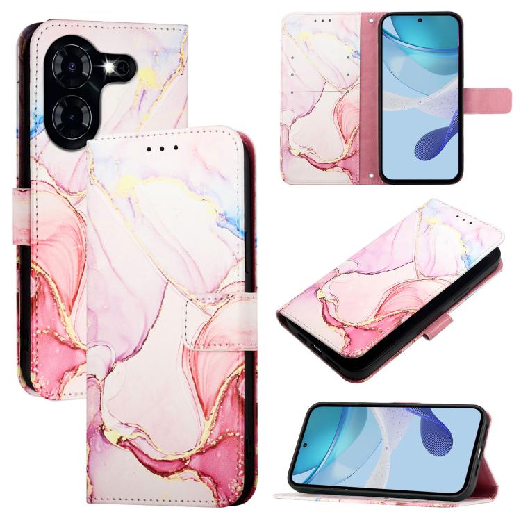 PT003 Marble Pattern Flip Leather Phone Case, For Tecno Pova Neo 3, For Tecno Pova 5 4G, For Tecno Camon 20 Premier 5G CK9N, For Tecno Camon 20 Pro 5G, For Tecno Camon 20 / 20 Pro 4G, For Tecno Pop 7 / Pop 7 Pro, For Tecno Spark Go 2023                ...