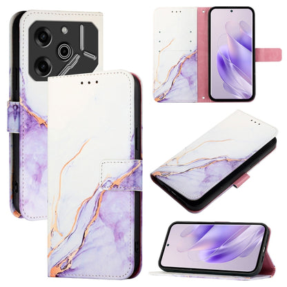 PT003 Marble Pattern Flip Leather Phone Case, For Tecno Camon 50 4G, For Tecno Spark Slim 5G, For Tecno Camon 40 Pro 4G, For Tecno Camon 40 4G, For Tecno Spark 30 5G / Pova 6 Neo 5G, For Tecno Pop 6C / Itel A18, For Tecno Spark 10 Pro Magic            ...