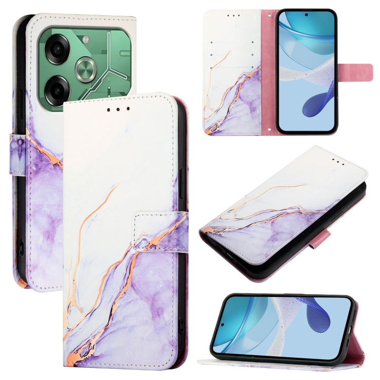 PT003 Marble Pattern Flip Leather Phone Case, For Tecno Camon 50 4G, For Tecno Spark Slim 5G, For Tecno Camon 40 Pro 4G, For Tecno Camon 40 4G, For Tecno Spark 30 5G / Pova 6 Neo 5G, For Tecno Pop 6C / Itel A18, For Tecno Spark 10 Pro Magic            ...