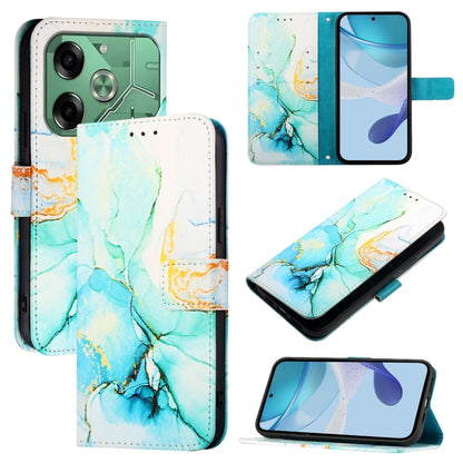 PT003 Marble Pattern Flip Leather Phone Case, For Tecno Camon 50 4G, For Tecno Spark Slim 5G, For Tecno Camon 40 Pro 4G, For Tecno Camon 40 4G, For Tecno Spark 30 5G / Pova 6 Neo 5G, For Tecno Pop 6C / Itel A18, For Tecno Spark 10 Pro Magic            ...