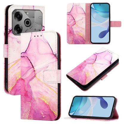 PT003 Marble Pattern Flip Leather Phone Case, For Tecno Camon 50 4G, For Tecno Spark Slim 5G, For Tecno Camon 40 Pro 4G, For Tecno Camon 40 4G, For Tecno Spark 30 5G / Pova 6 Neo 5G, For Tecno Pop 6C / Itel A18, For Tecno Spark 10 Pro Magic            ...