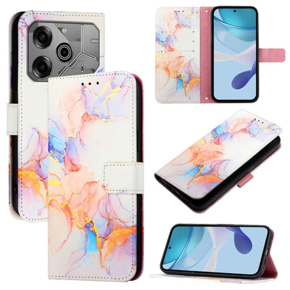 PT003 Marble Pattern Flip Leather Phone Case, For Tecno Camon 50 4G, For Tecno Spark Slim 5G, For Tecno Camon 40 Pro 4G, For Tecno Camon 40 4G, For Tecno Spark 30 5G / Pova 6 Neo 5G, For Tecno Pop 6C / Itel A18, For Tecno Spark 10 Pro Magic            ...