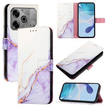 PT003 Marble Pattern Flip Leather Phone Case, For Tecno Camon 50 4G, For Tecno Spark Slim 5G, For Tecno Camon 40 Pro 4G, For Tecno Camon 40 4G, For Tecno Spark 30 5G / Pova 6 Neo 5G, For Tecno Pop 6C / Itel A18, For Tecno Spark 10 Pro Magic            ...