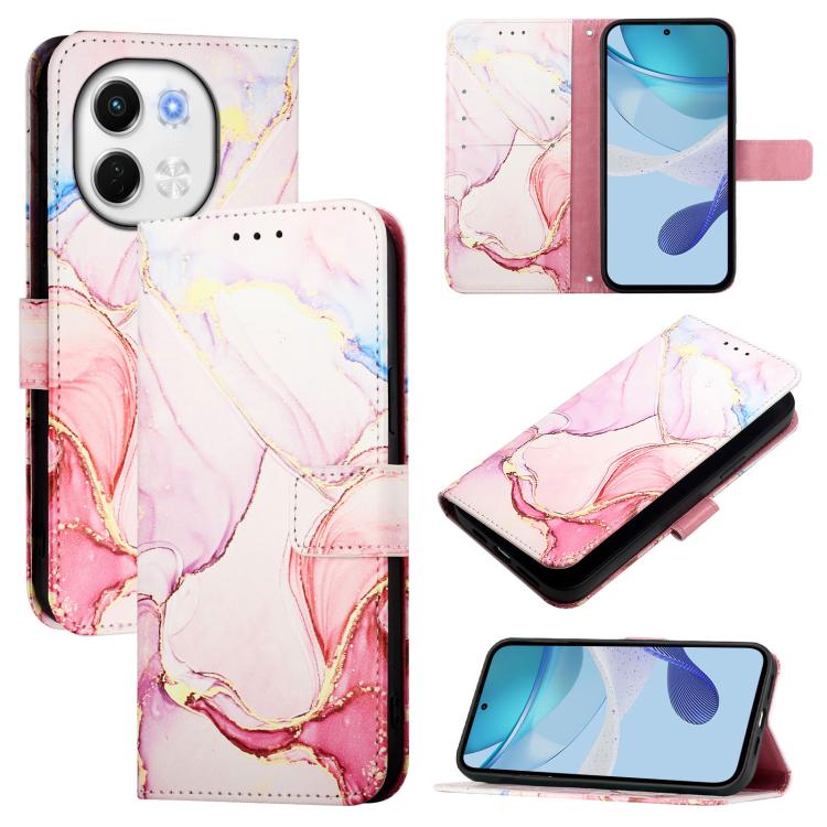 PT003 Marble Pattern Flip Leather Phone Case, For Tecno Camon 50 4G, For Tecno Spark Slim 5G, For Tecno Camon 40 Pro 4G, For Tecno Camon 40 4G, For Tecno Spark 30 5G / Pova 6 Neo 5G, For Tecno Pop 6C / Itel A18, For Tecno Spark 10 Pro Magic            ...