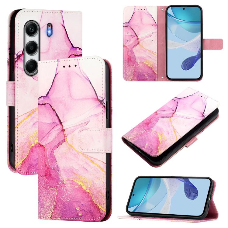 PT003 Marble Pattern Flip Leather Phone Case, For Tecno Camon 50 4G, For Tecno Spark Slim 5G, For Tecno Camon 40 Pro 4G, For Tecno Camon 40 4G, For Tecno Spark 30 5G / Pova 6 Neo 5G, For Tecno Pop 6C / Itel A18, For Tecno Spark 10 Pro Magic            ...