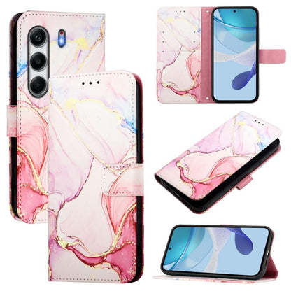 PT003 Marble Pattern Flip Leather Phone Case, For Tecno Camon 50 4G, For Tecno Spark Slim 5G, For Tecno Camon 40 Pro 4G, For Tecno Camon 40 4G, For Tecno Spark 30 5G / Pova 6 Neo 5G, For Tecno Pop 6C / Itel A18, For Tecno Spark 10 Pro Magic            ...