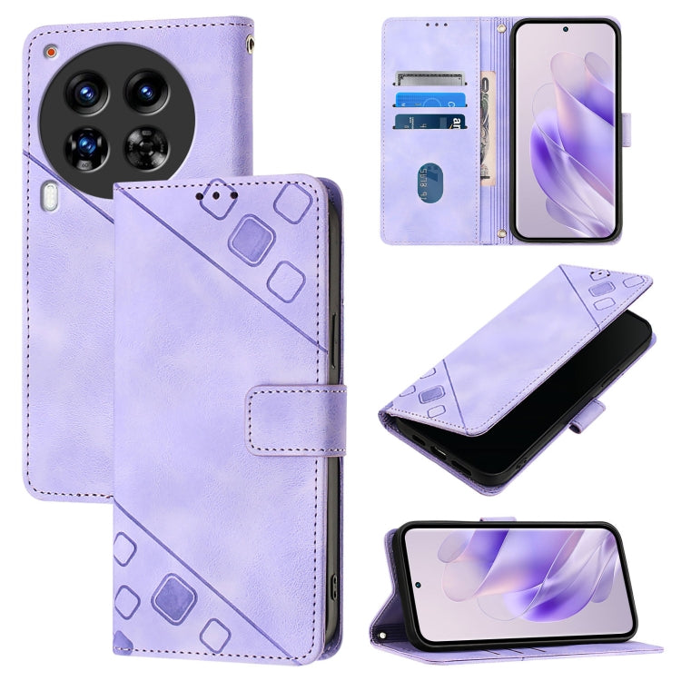 Skin Feel Embossed Leather Phone Case, For Tecno Camon 50 4G, For Tecno Spark Slim 5G, For Tecno Camon 40 Pro 4G, For Tecno Camon 40 Premier, For Tecno Camon 40 4G, For Tecno Spark 30 5G / Pova 6 Neo 5G, For Tecno Spark 30C 5G / Pop 9 5G, For Tecno Pop...