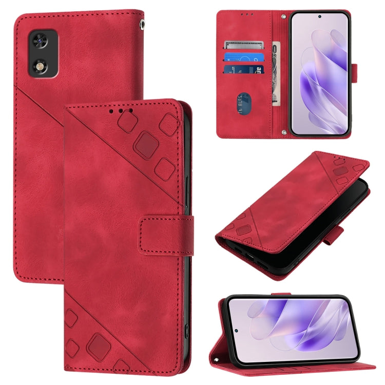 Skin Feel Embossed Leather Phone Case, For Tecno Spark 20 Pro+, For Tecno Spark 20 Pro, For Tecno Spark Go 2024 / Spark 20C, For Tecno Spark 20, For Tecno Pova 5 Pro 5G, For Tecno Pova Neo 3, For Tecno Pova 5 4G, For Tecno Camon 20 Premier 5G          ...