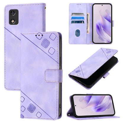 Skin Feel Embossed Leather Phone Case, For Tecno Spark 20 Pro+, For Tecno Spark 20 Pro, For Tecno Spark Go 2024 / Spark 20C, For Tecno Spark 20, For Tecno Pova 5 Pro 5G, For Tecno Pova Neo 3, For Tecno Pova 5 4G, For Tecno Camon 20 Premier 5G          ...