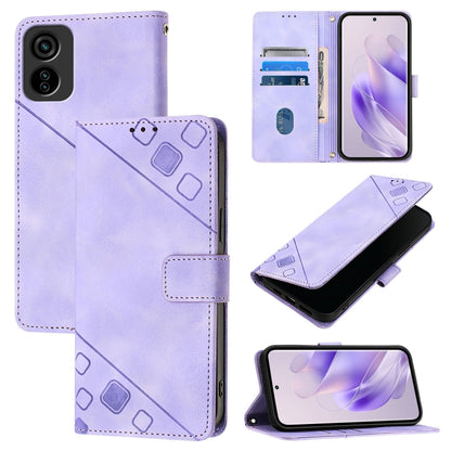 Skin Feel Embossed Leather Phone Case, For Tecno Camon 50 4G, For Tecno Spark Slim 5G, For Tecno Camon 40 Pro 4G, For Tecno Camon 40 Premier, For Tecno Camon 40 4G, For Tecno Spark 30 5G / Pova 6 Neo 5G, For Tecno Spark 30C 5G / Pop 9 5G, For Tecno Pop...