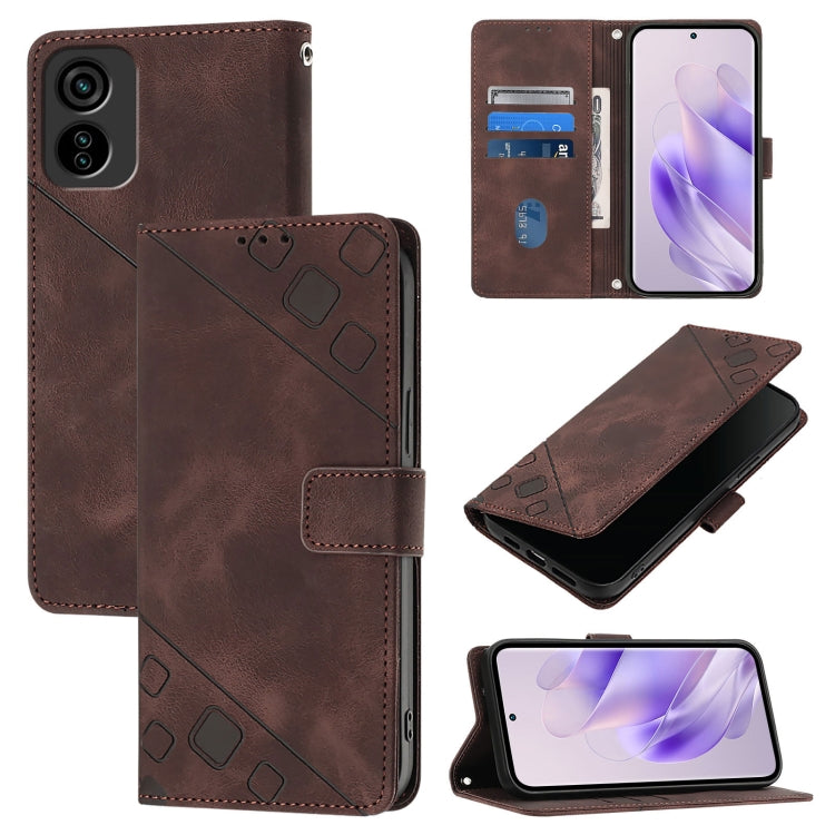 Skin Feel Embossed Leather Phone Case, For Tecno Camon 50 4G, For Tecno Spark Slim 5G, For Tecno Camon 40 Pro 4G, For Tecno Camon 40 Premier, For Tecno Camon 40 4G, For Tecno Spark 30 5G / Pova 6 Neo 5G, For Tecno Spark 30C 5G / Pop 9 5G, For Tecno Pop...