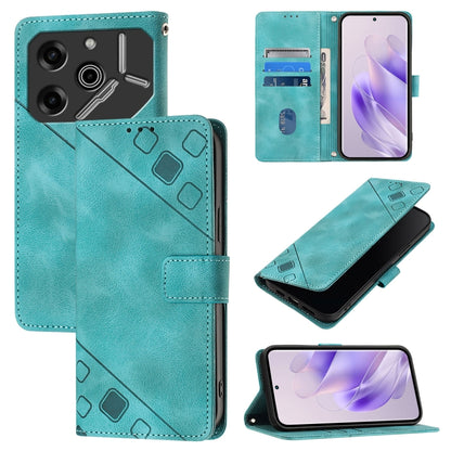 Skin Feel Embossed Leather Phone Case, For Tecno Camon 50 4G, For Tecno Spark Slim 5G, For Tecno Camon 40 Pro 4G, For Tecno Camon 40 Premier, For Tecno Camon 40 4G, For Tecno Spark 30 5G / Pova 6 Neo 5G, For Tecno Spark 30C 5G / Pop 9 5G, For Tecno Pop...